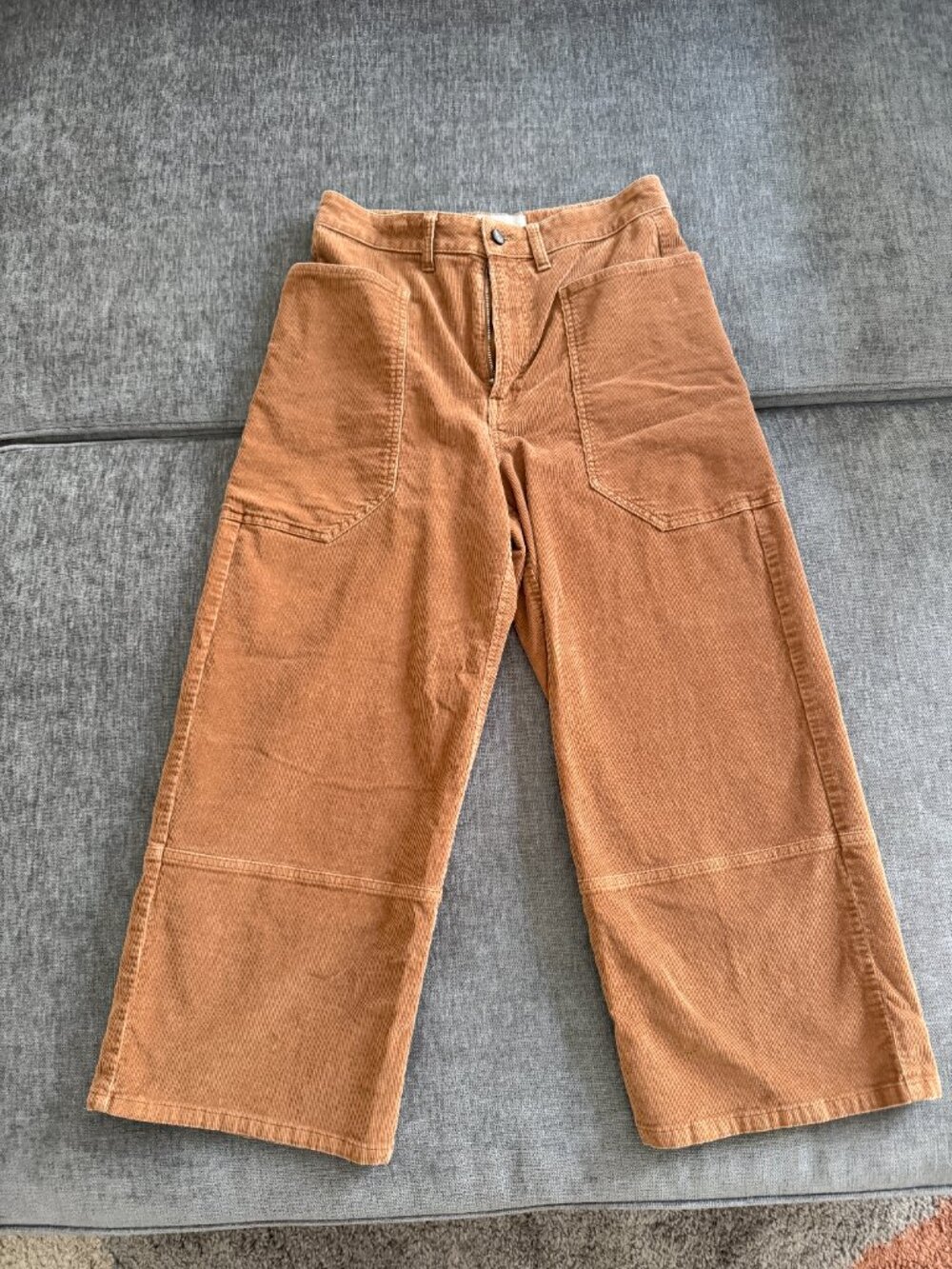 Everlane Corduroy Gardener Pant, Brown, Size 8 - Picture 2 of 6
